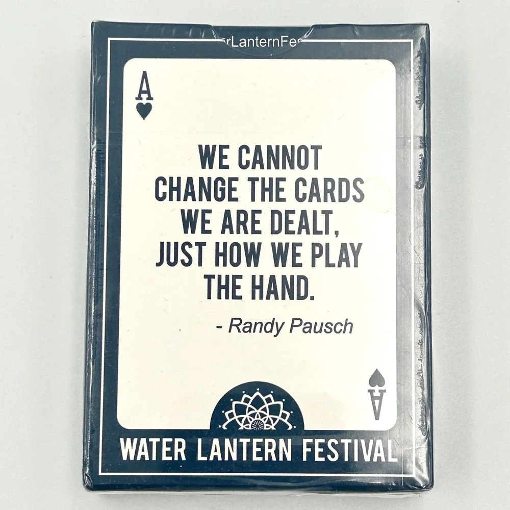 Water Lantern Festival Playing Cards Inspirational Quote Deck Gift NEW SEALED‎